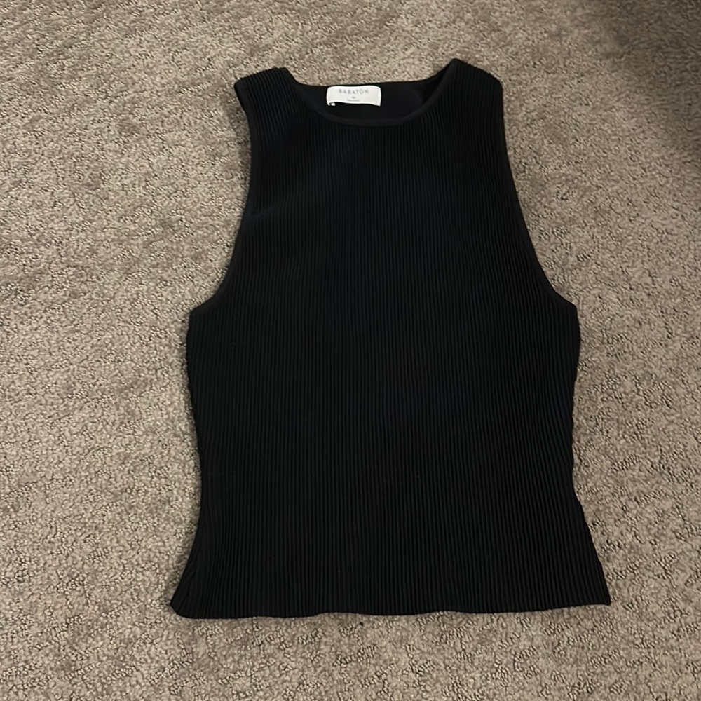 Aritzia Babaton Sculpt Knit Racer Tank